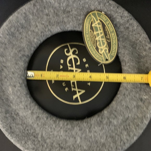 Vintage grey scala Basque Beret 100% Wool made in czech republic read descriptio - Picture 13 of 15